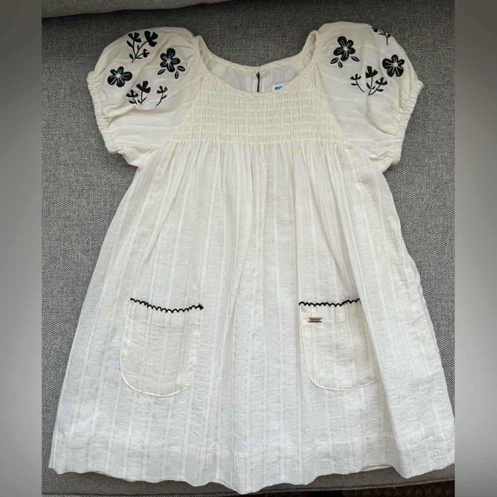 Mayoral cotton linen blend dress, size 24 months